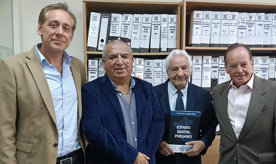 Entrega de Plan de Gobierno - Estado Digital Peruano elaborado por la CPIA